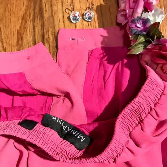 SMALL MINKPINK FLOWY BUTTON UP SKIRT - Picture 5 of 6